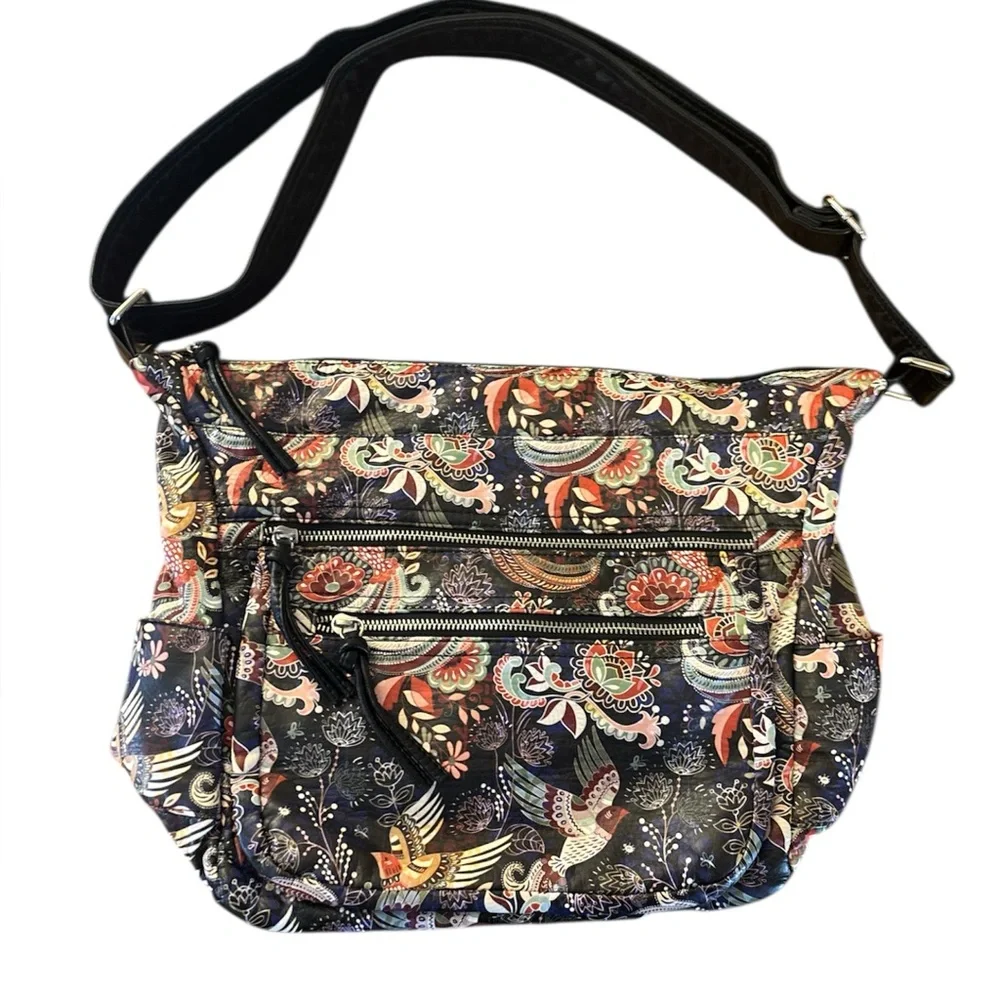 Bueno Floral Patterned Shoulder Bag